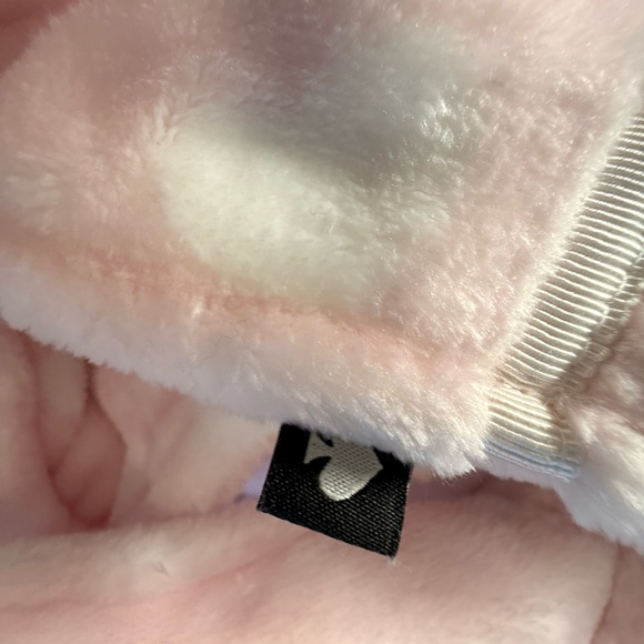 Kate Spade pink hearts soft plush bathrobe. L - Picture 3 of 8